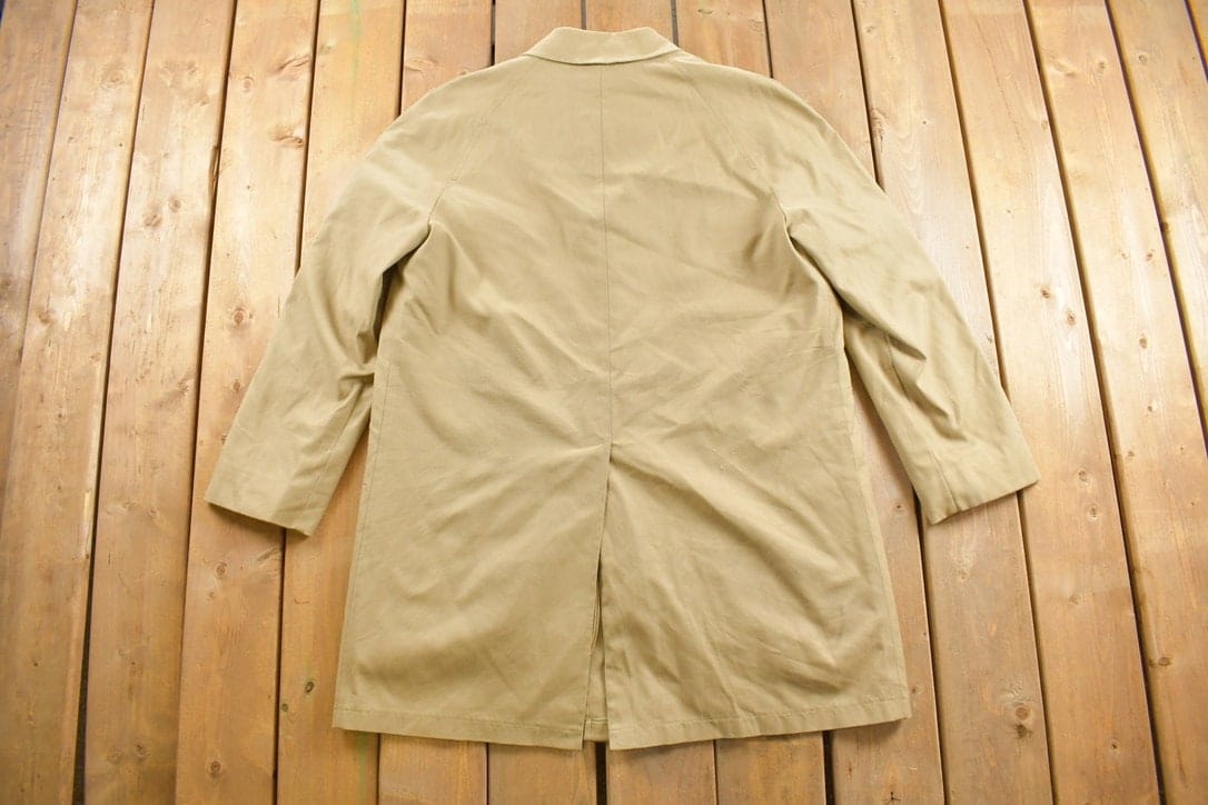 Other Clothing > Gender Neutral Adult Clothing > Jackets & Coats Vintage 1990s Full Length Trench Coat Men's Large