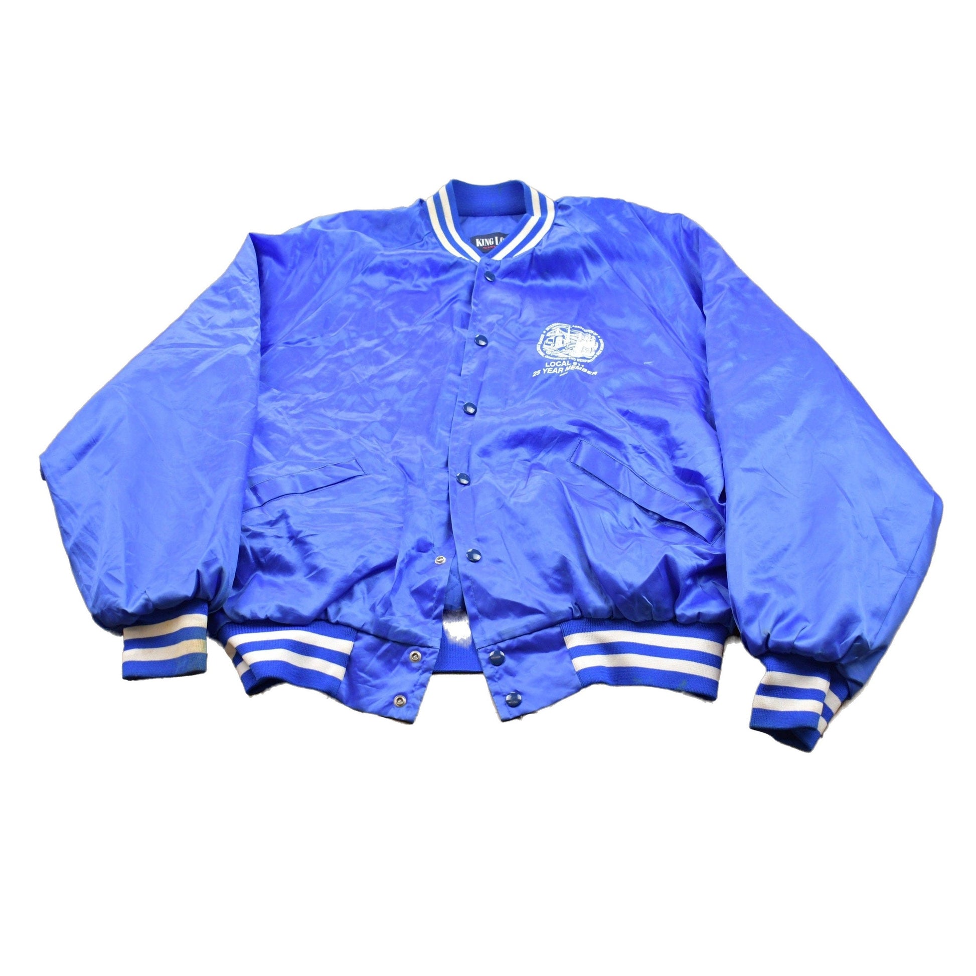 Other Clothing > Gender Neutral Adult Clothing > Jackets & Coats Vintage 1990s King Louie Satin Bomber Jacket Men's XL