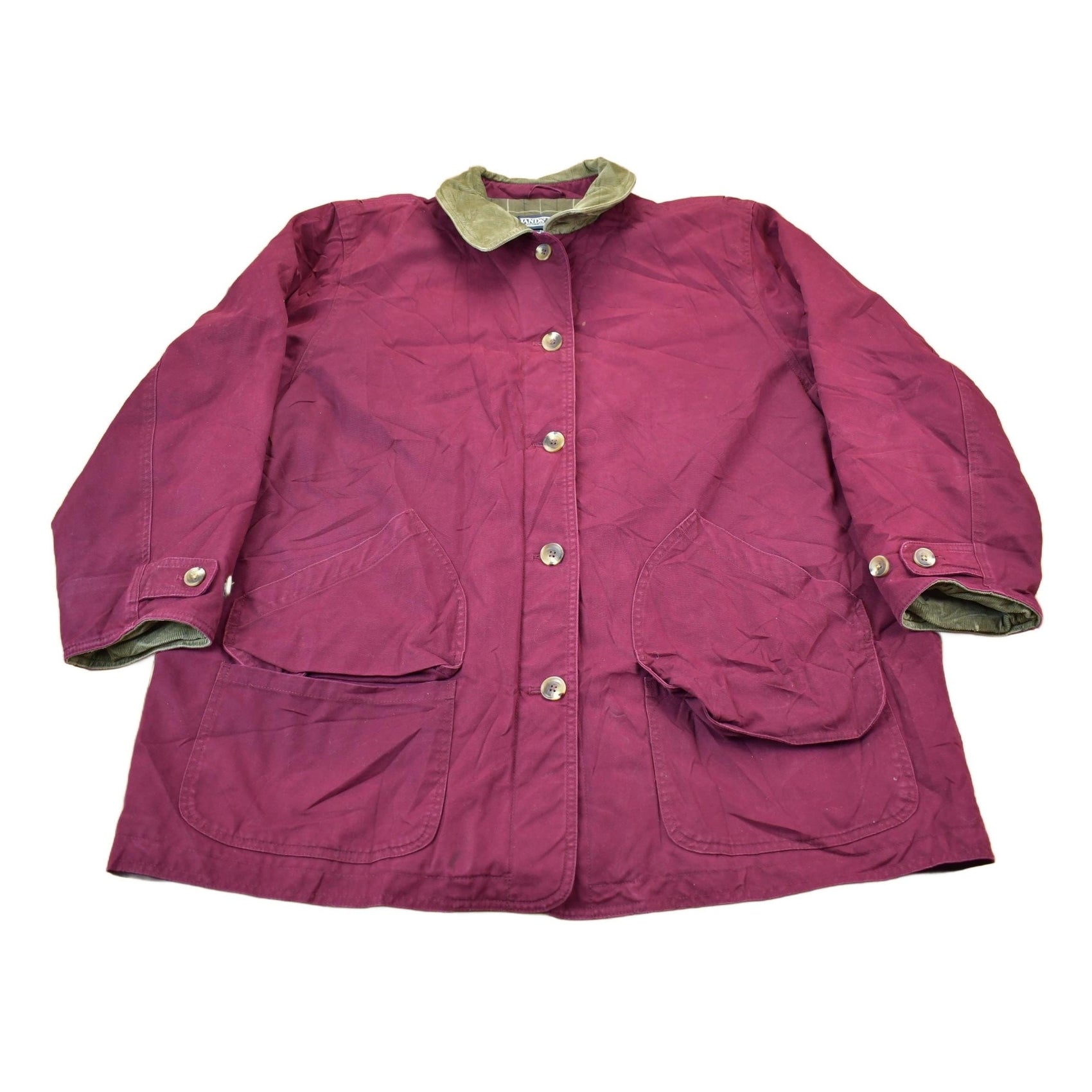 Other Clothing > Gender Neutral Adult Clothing > Jackets & Coats Vintage 1990s Lands End Field Jacket Women's 2XL