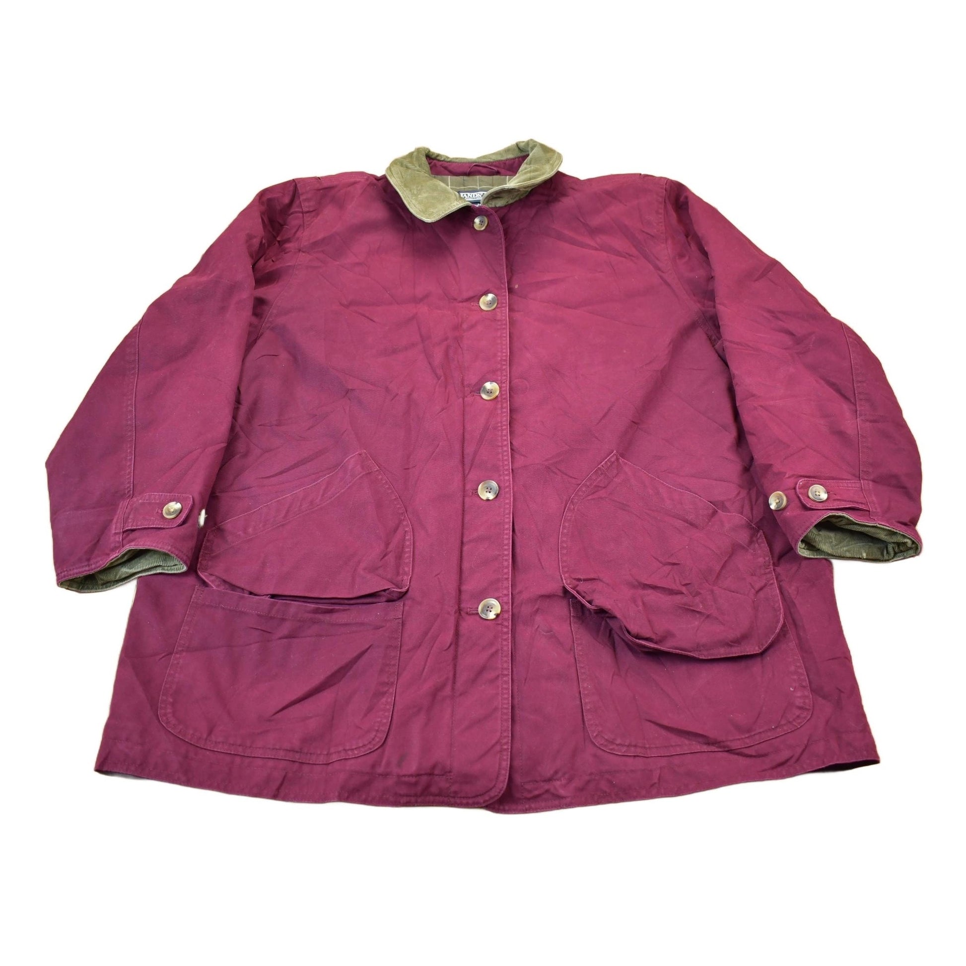Other Clothing > Gender Neutral Adult Clothing > Jackets & Coats Vintage 1990s Lands End Field Jacket Women's 2XL