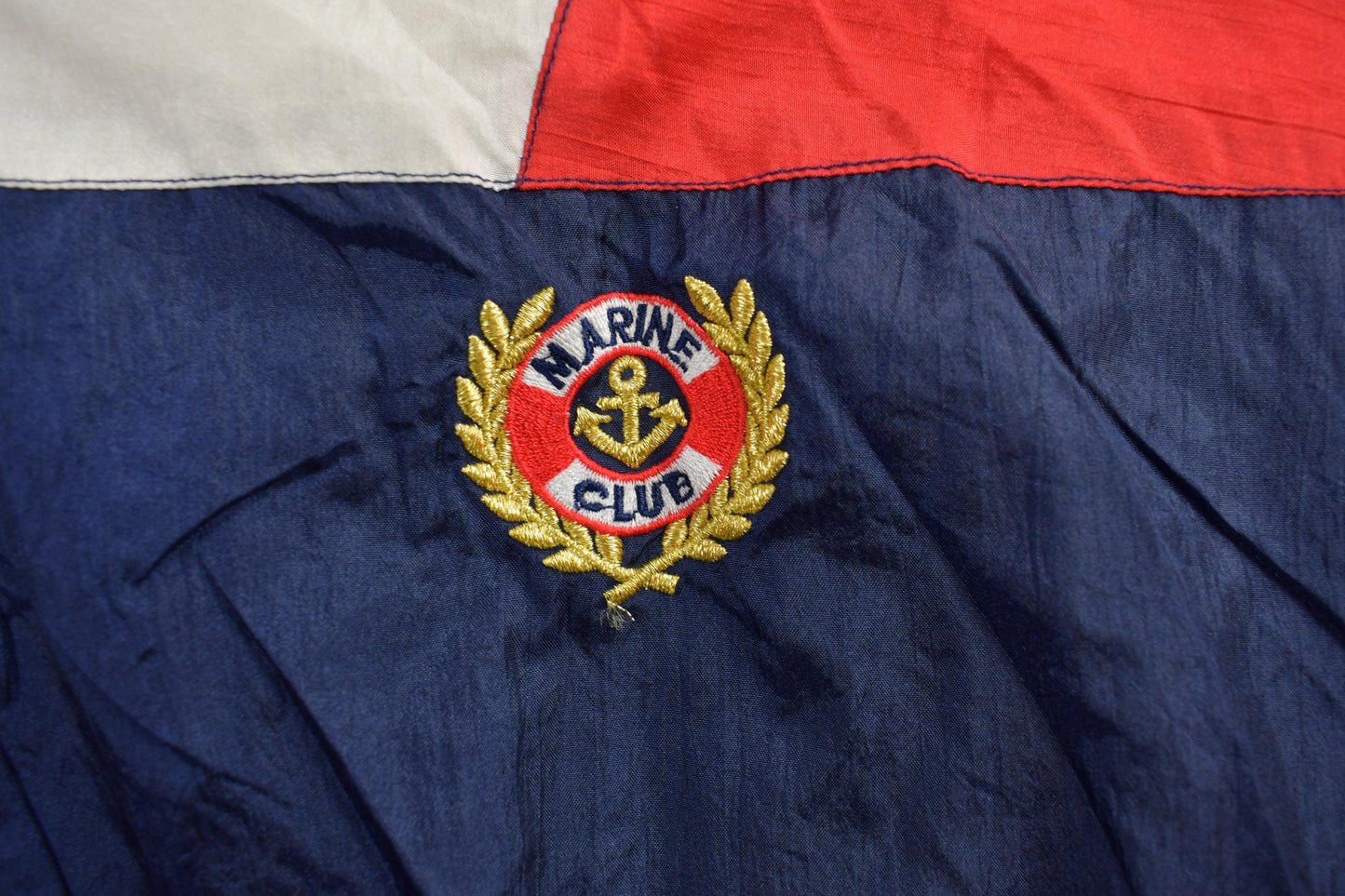 Other Clothing > Gender Neutral Adult Clothing > Jackets & Coats Vintage 1990s Marine Club Nautical Light Jacket Men's Large