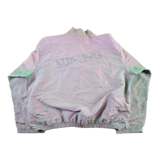 Other Clothing > Gender Neutral Adult Clothing > Jackets & Coats Vintage 1990s Surf's Up International Body Gear Iridescent Windbreaker Jacket Men's XL