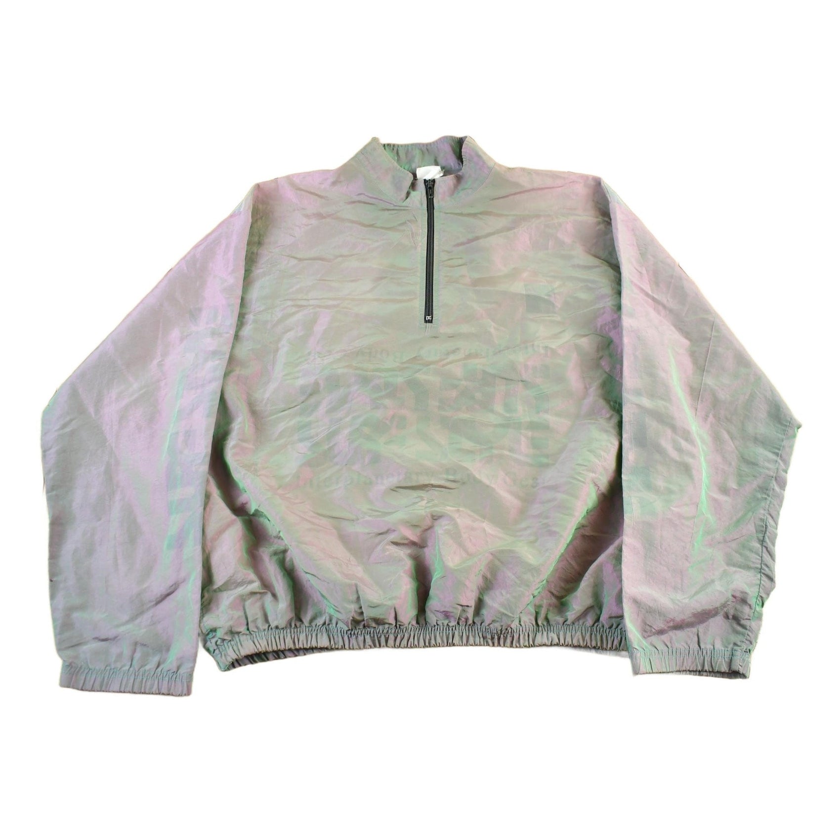 Other Clothing > Gender Neutral Adult Clothing > Jackets & Coats Vintage 1990s Surf's Up International Body Gear Iridescent Windbreaker Jacket Men's XL