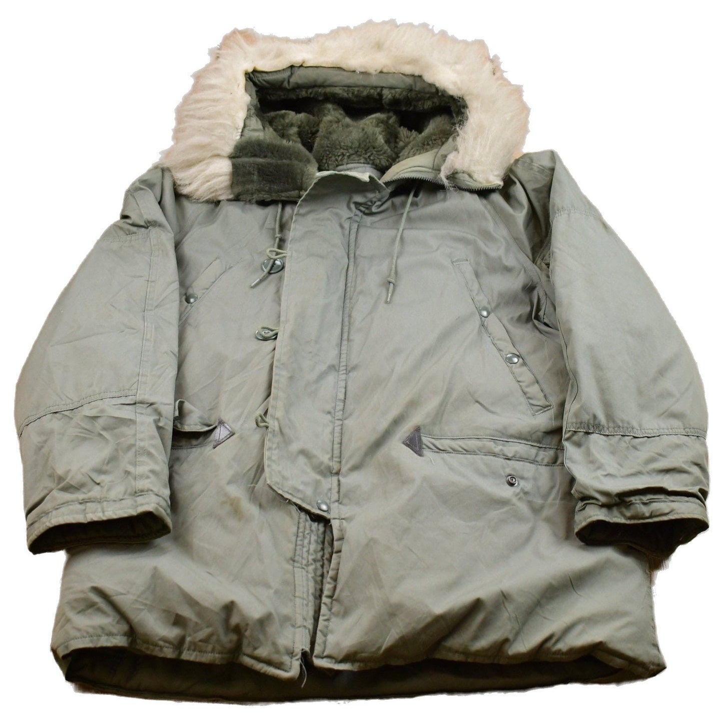 Other Clothing > Gender Neutral Adult Clothing > Jackets & Coats Vintage 2000 Military Parka Men's Medium