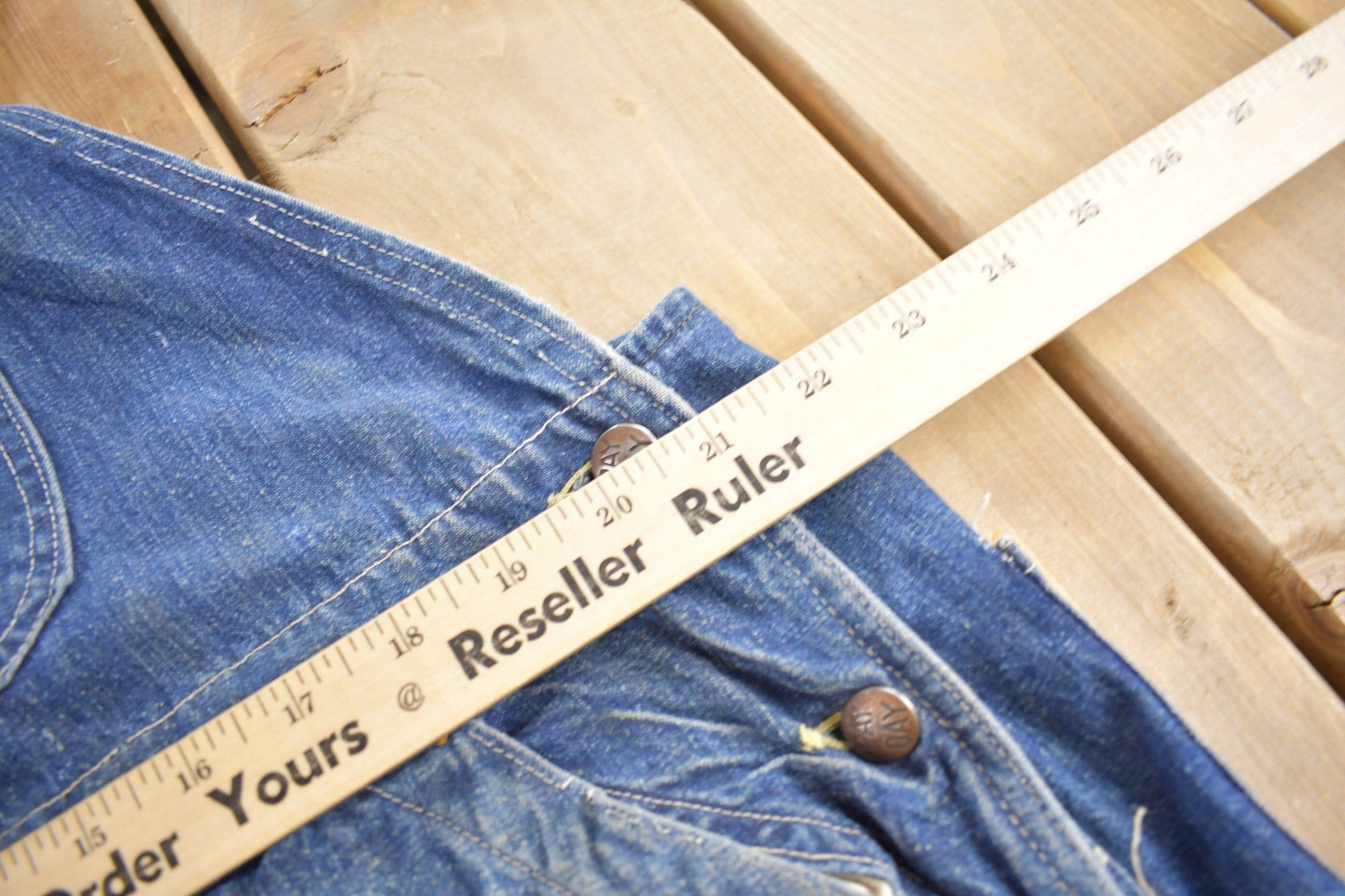 Other Clothing > Gender Neutral Adult Clothing > Overalls & Coveralls Vintage 1940s Pay Day JC Penney Denim Overalls 44 x 29