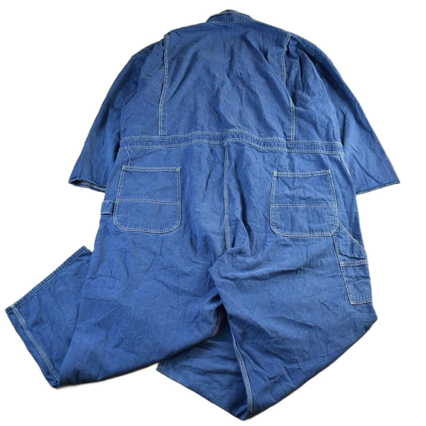 Other Clothing > Gender Neutral Adult Clothing > Overalls & Coveralls Vintage 1950s Pointer Brand Denim Overalls Jumpsuit Men's 56 x 28