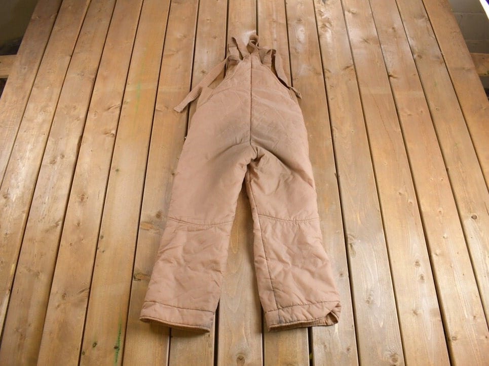 Other Clothing > Gender Neutral Adult Clothing > Overalls & Coveralls Vintage 1960s JC Pennys Ski Wear Insulated Coveralls Youth Large