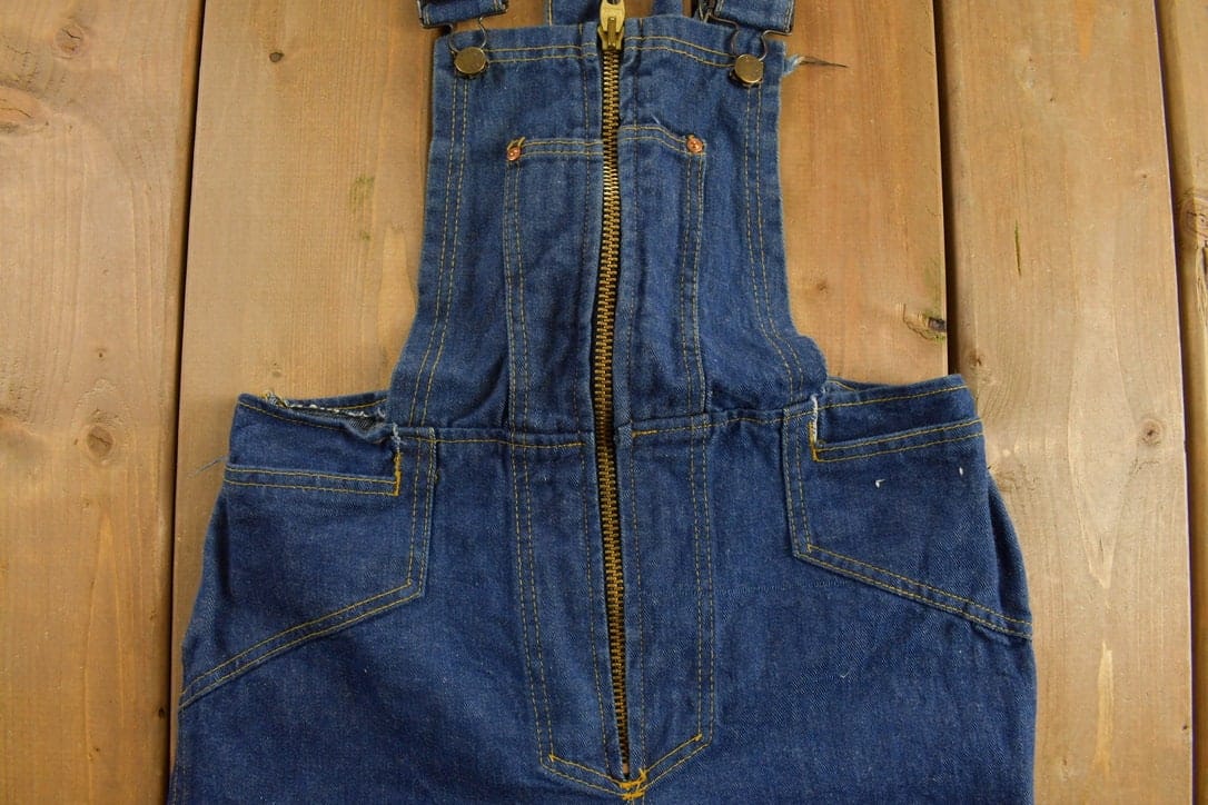 Other Clothing > Gender Neutral Adult Clothing > Overalls & Coveralls Vintage 1970s Belle bottom Overalls Women's 30 x 34
