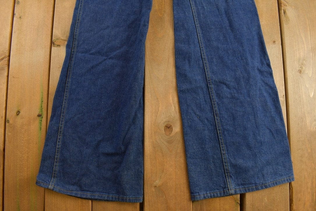 Other Clothing > Gender Neutral Adult Clothing > Overalls & Coveralls Vintage 1970s Belle bottom Overalls Women's 30 x 34