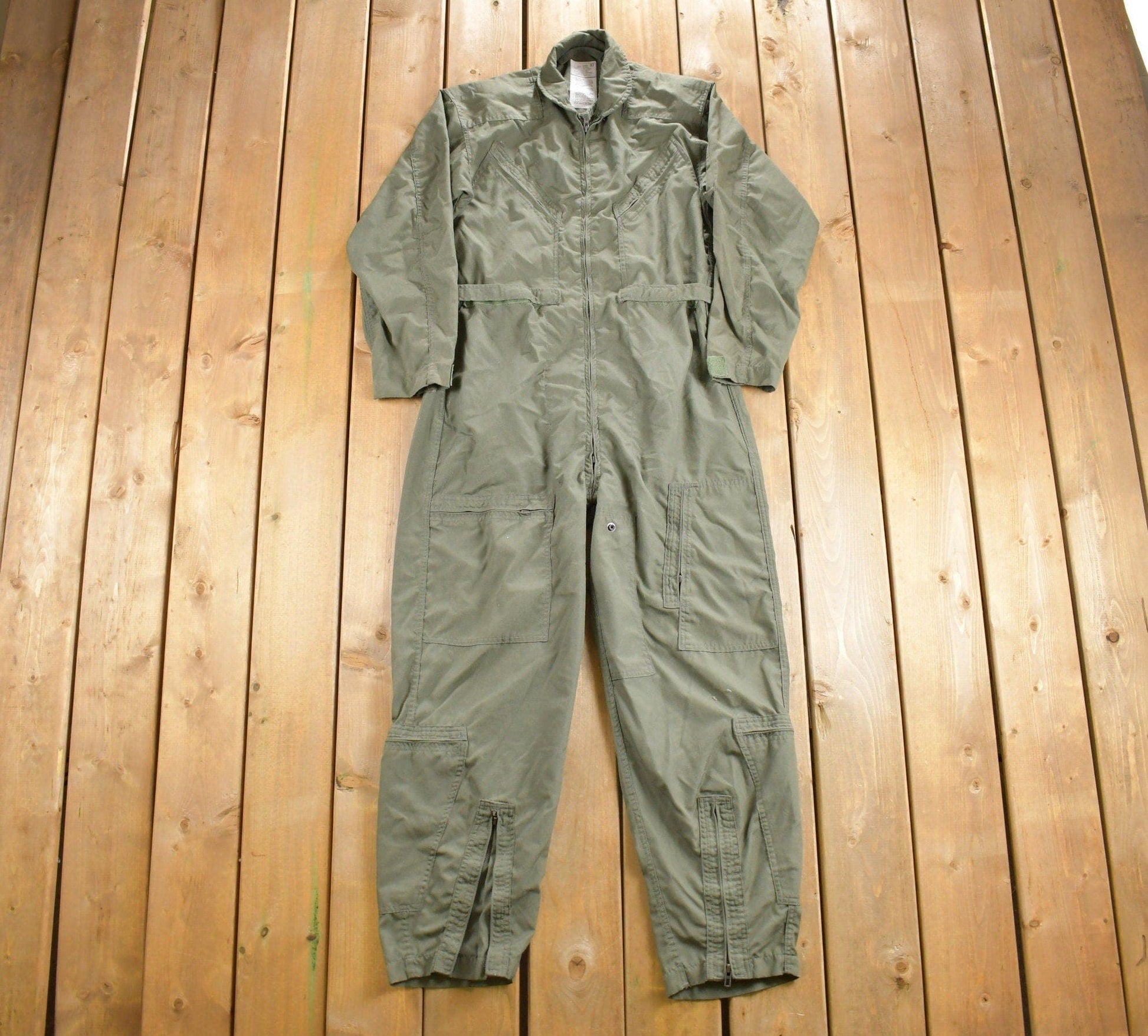 Other Clothing > Gender Neutral Adult Clothing > Overalls & Coveralls Vintage 1999 Military Flyers Coveralls Jumpsuit Size 42R
