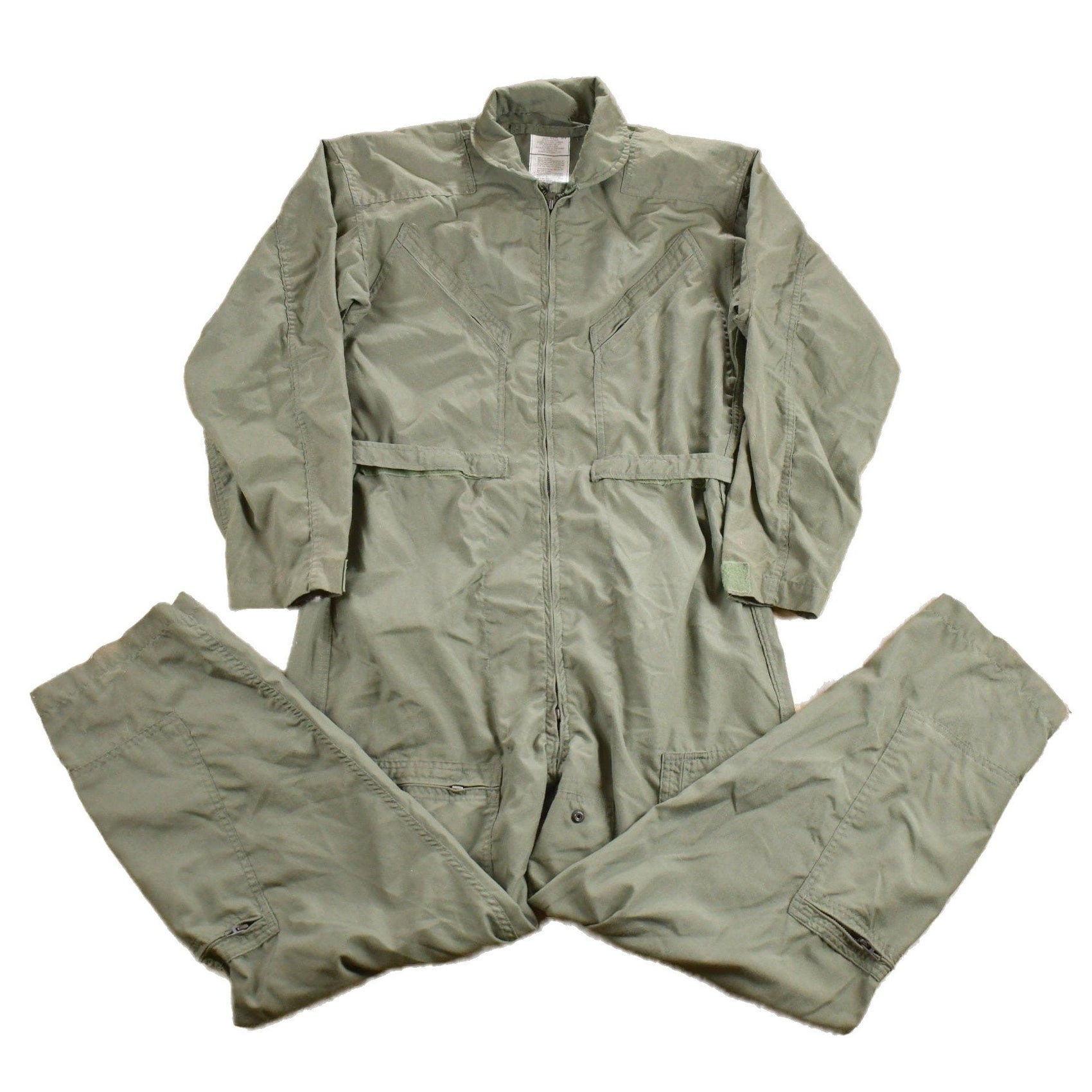 Other Clothing > Gender Neutral Adult Clothing > Overalls & Coveralls Vintage 1999 Military Flyers Coveralls Jumpsuit Size 42R