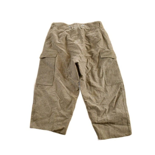 Other Clothing > Gender Neutral Adult Clothing > Pants Vintage 1940S Wool Cut Off Trousers Men's 30x22