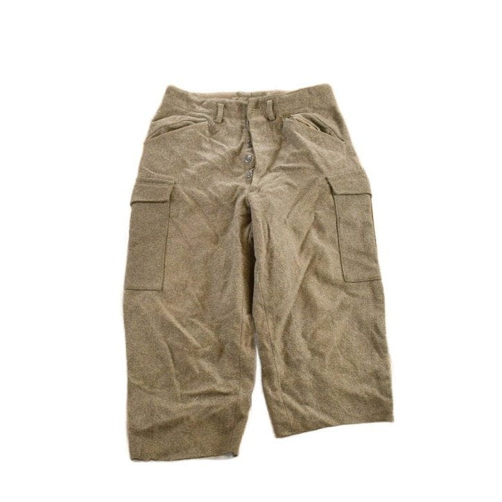 Other Clothing > Gender Neutral Adult Clothing > Pants Vintage 1940S Wool Cut Off Trousers Men's 30x22