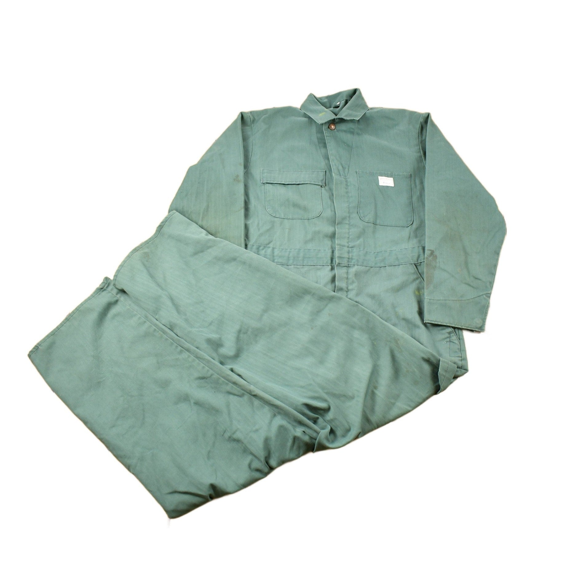 Other Clothing > Gender Neutral Adult Clothing > Pants Vintage 1950s Penney's Big Mac Sanforized Coverall Jumpsuit Men's Medium