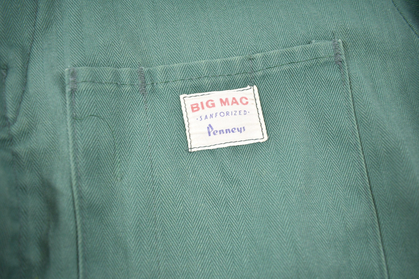 Other Clothing > Gender Neutral Adult Clothing > Pants Vintage 1950s Penney's Big Mac Sanforized Coverall Jumpsuit Men's Medium