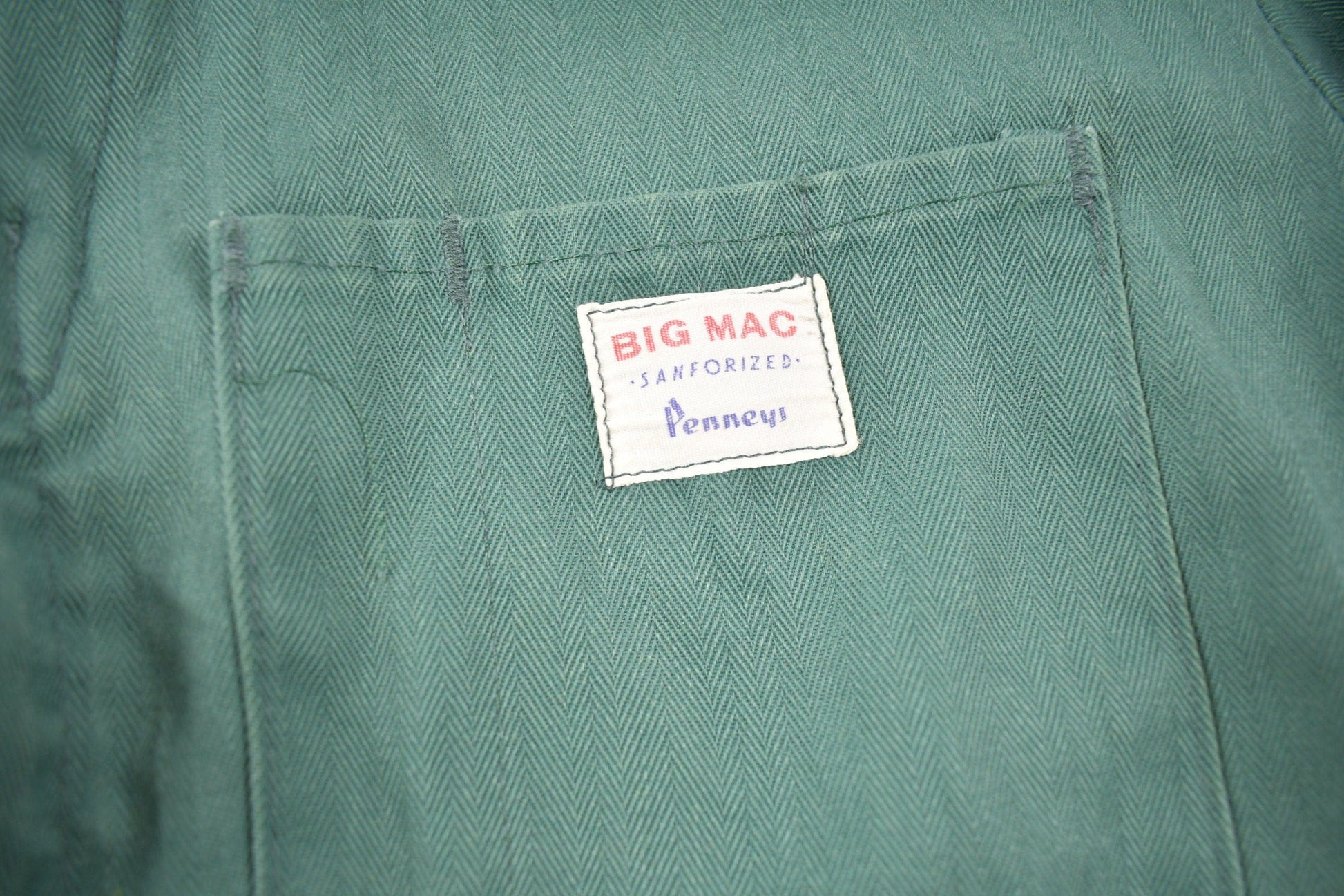 Other Clothing > Gender Neutral Adult Clothing > Pants Vintage 1950s Penney's Big Mac Sanforized Coverall Jumpsuit Men's Medium