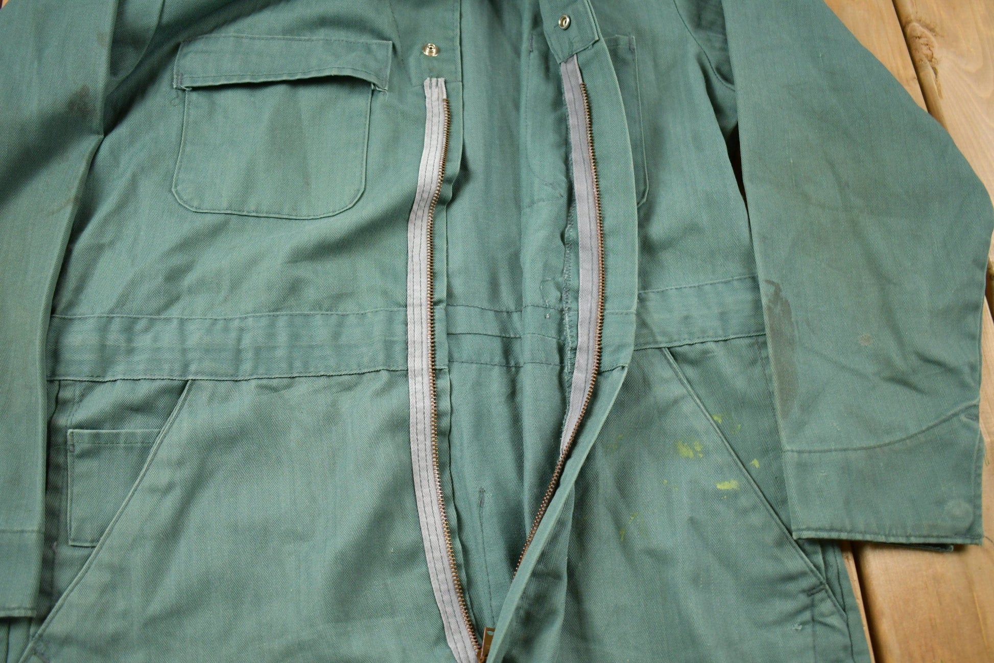 Other Clothing > Gender Neutral Adult Clothing > Pants Vintage 1950s Penney's Big Mac Sanforized Coverall Jumpsuit Men's Medium