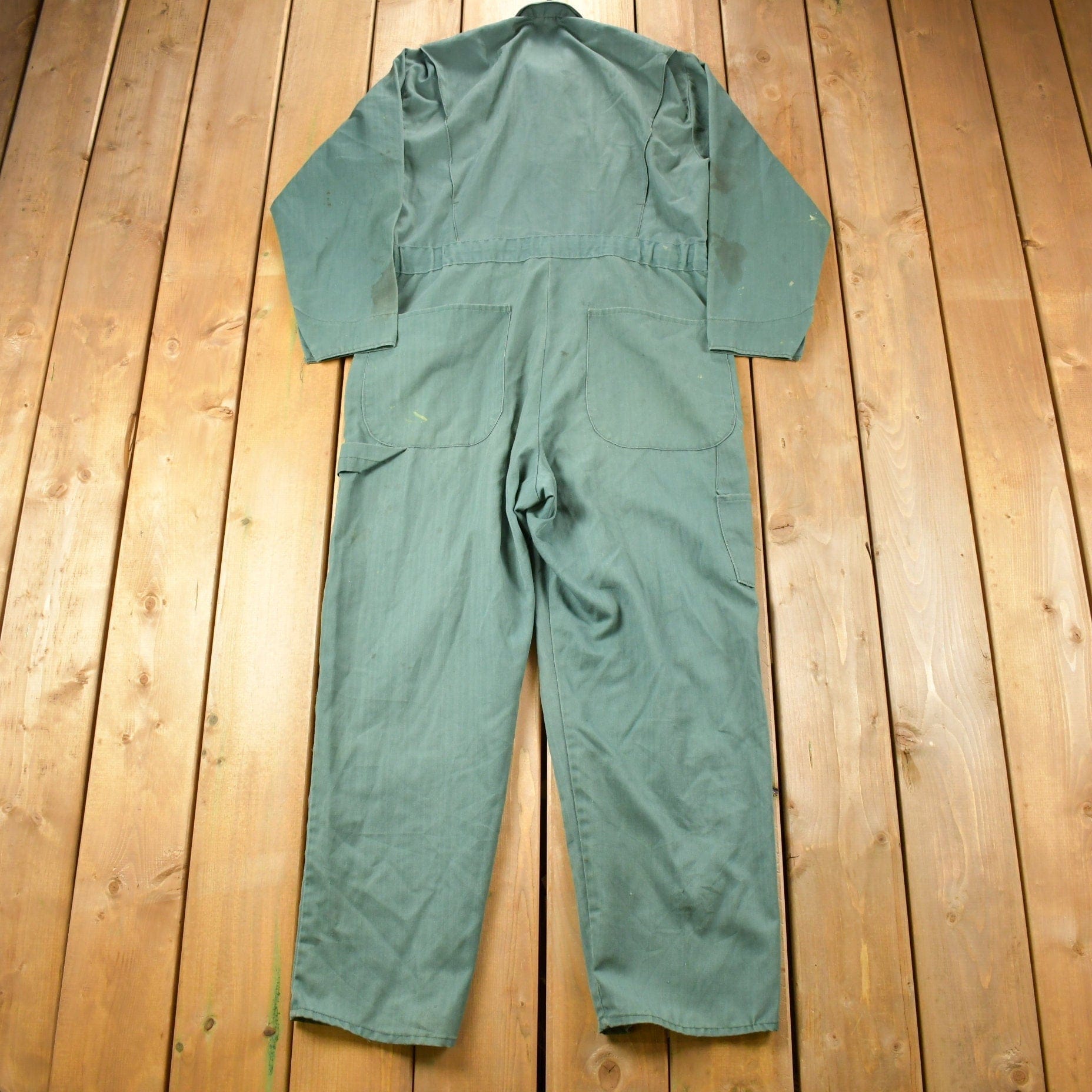 Other Clothing > Gender Neutral Adult Clothing > Pants Vintage 1950s Penney's Big Mac Sanforized Coverall Jumpsuit Men's Medium