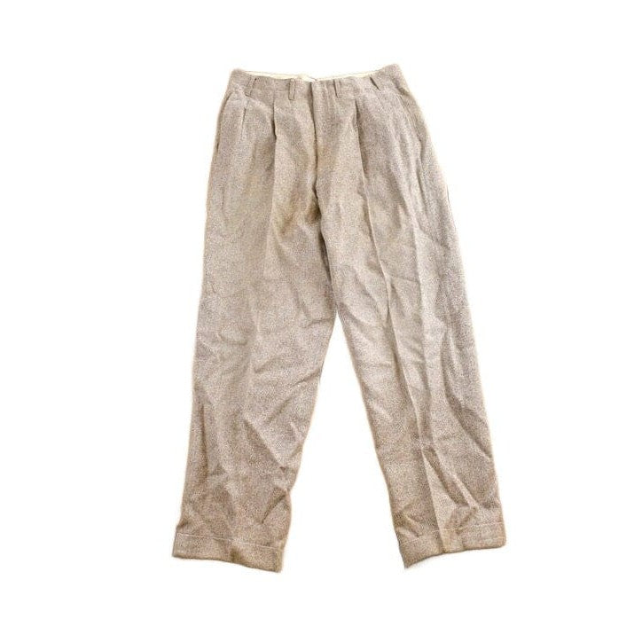 Other Clothing > Gender Neutral Adult Clothing > Pants Vintage 1960's Grey Wool Trousers Men's 32x29