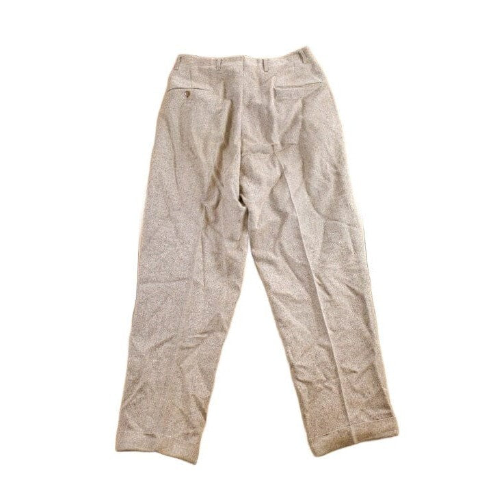 Other Clothing > Gender Neutral Adult Clothing > Pants Vintage 1960's Grey Wool Trousers Men's 32x29