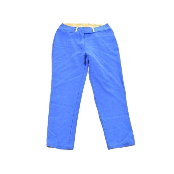 Other Clothing > Gender Neutral Adult Clothing > Pants Vintage 1970s Blue Wool Trousers Size 32x25