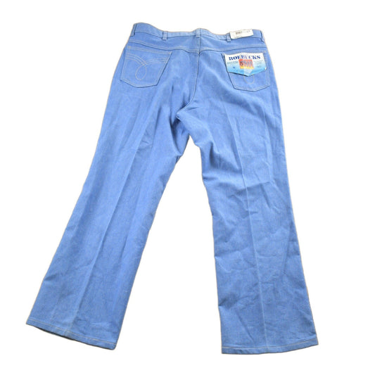 Other Clothing > Gender Neutral Adult Clothing > Pants Vintage 1970s Deadstock Genuine Roebucks Flex Jeans Men's 40 x 30