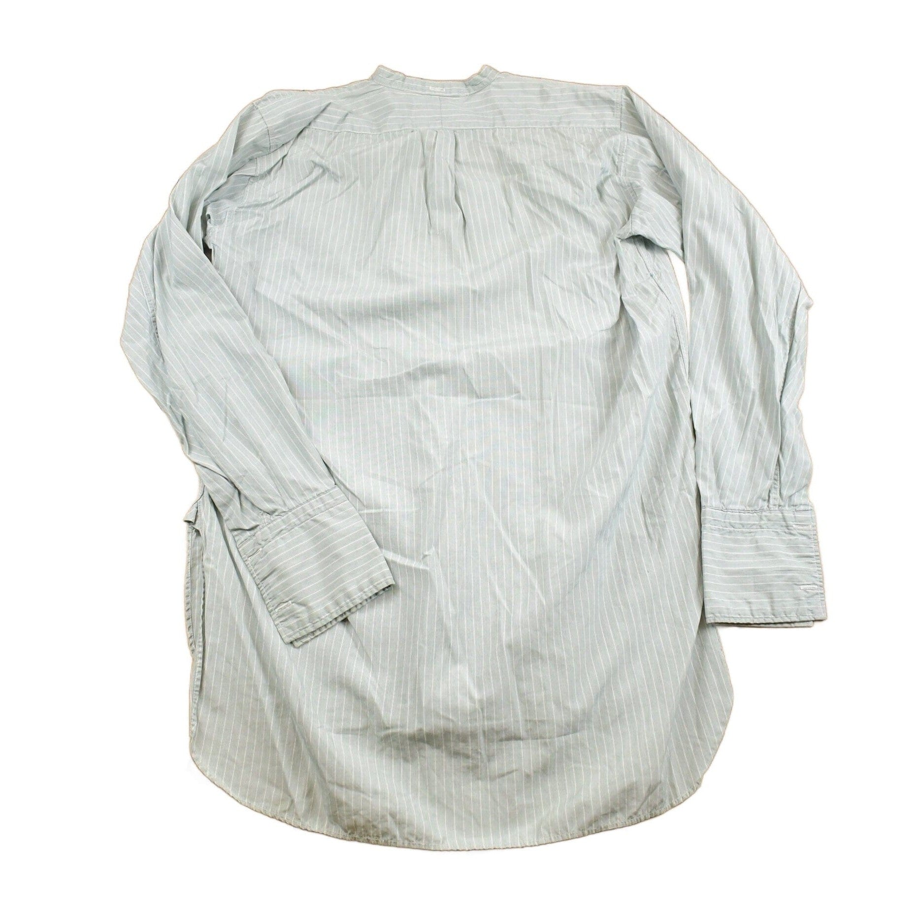 Other Clothing > Gender Neutral Adult Clothing > Tops & Tees > T Shirts Vintage 1940s Striped Work Wear Shirt Men's Medium