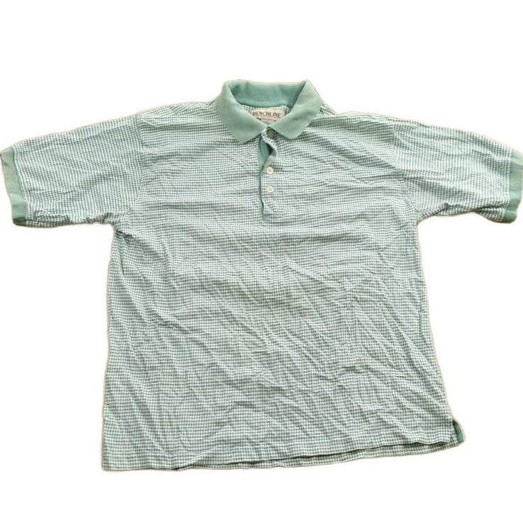 Other Clothing > Gender Neutral Adult Clothing > Tops & Tees > T Shirts Vintage 1970s Benchline Patterned Collared Shirt Men's S