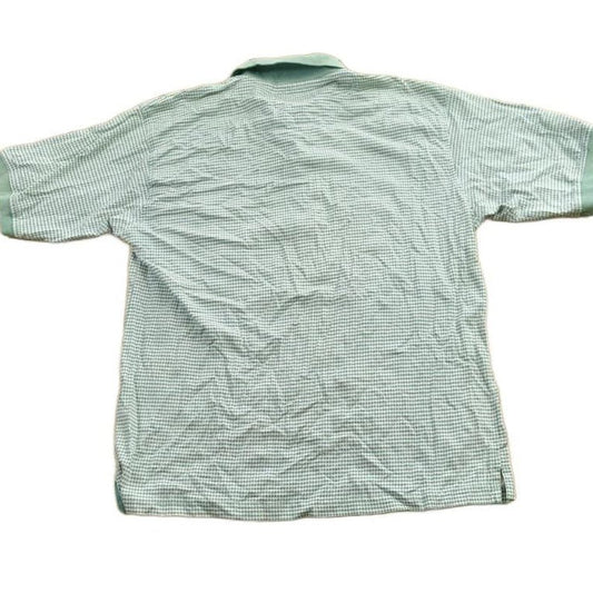 Other Clothing > Gender Neutral Adult Clothing > Tops & Tees > T Shirts Vintage 1970s Benchline Patterned Collared Shirt Men's S