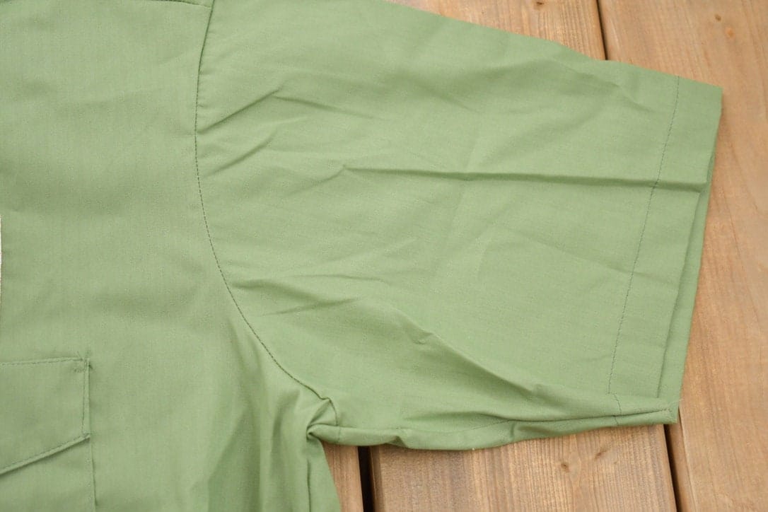 Other Clothing > Gender Neutral Adult Clothing > Tops & Tees > T Shirts Vintage 1970s Coca Cola Embroidered Patch Button Up Shirt Men's XL