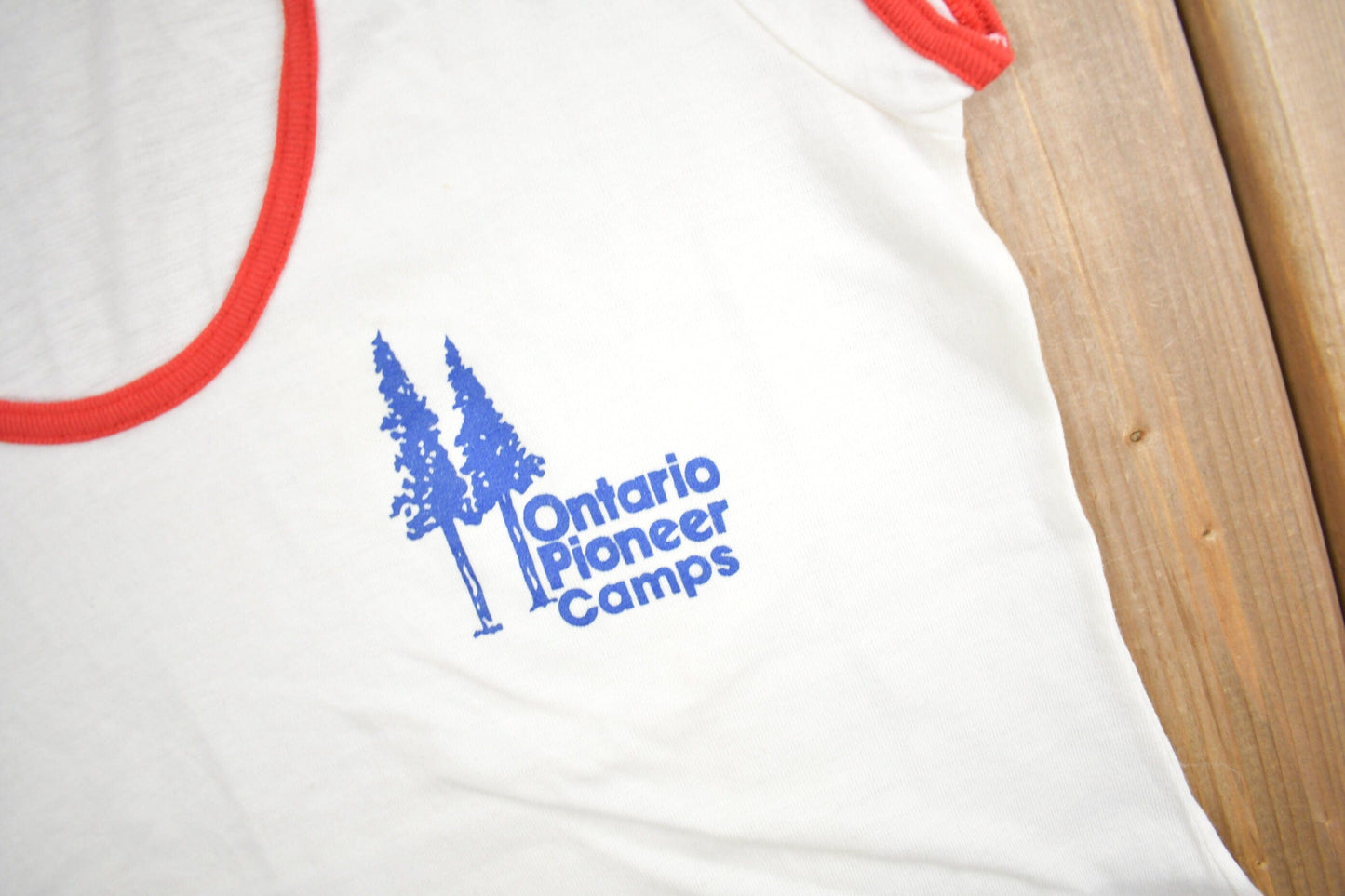 Other Clothing > Gender Neutral Adult Clothing > Tops & Tees > T Shirts Vintage 1970s Ontario Pioneer Camps Shirt Women's XS