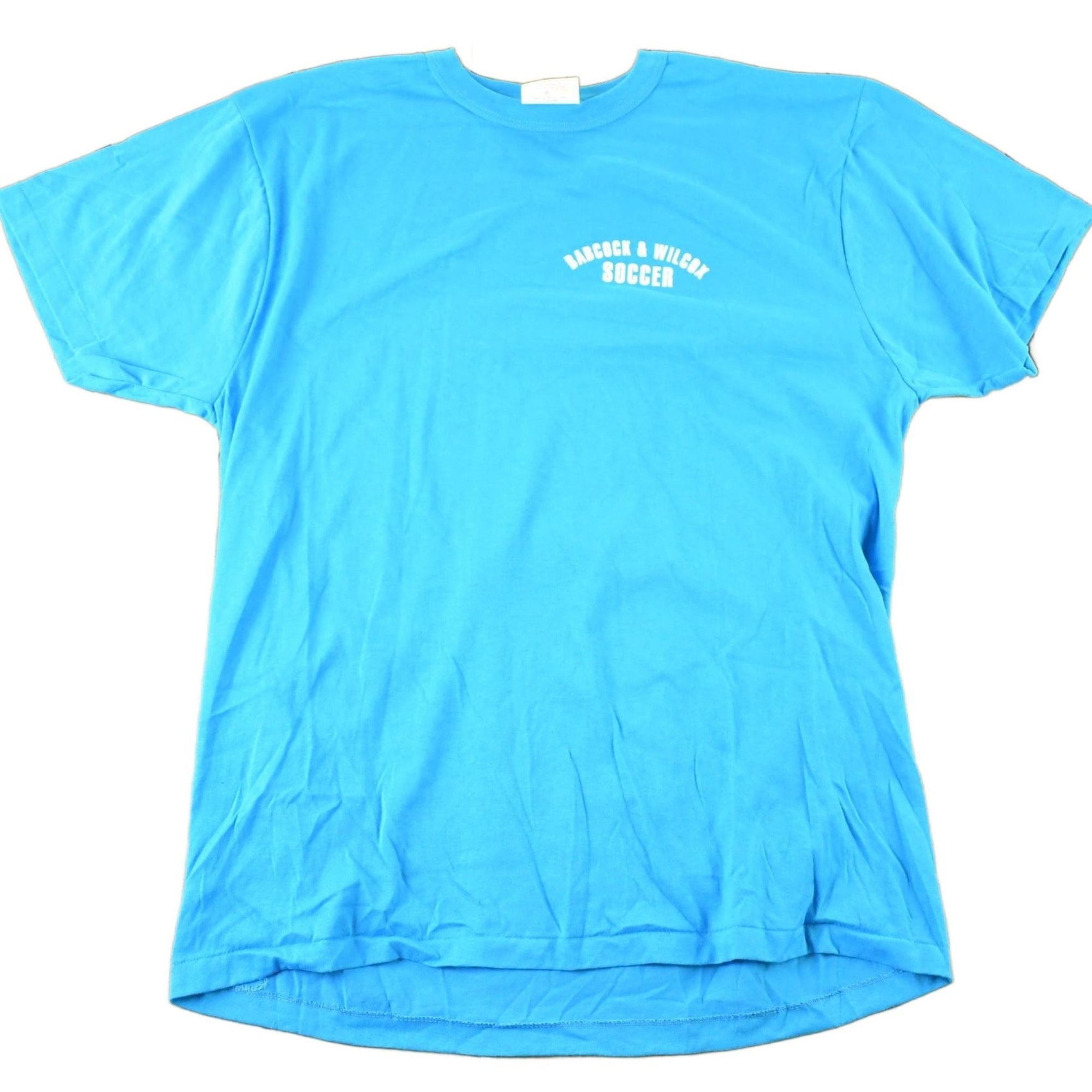 Other Clothing > Gender Neutral Adult Clothing > Tops & Tees > T Shirts Vintage 1980s Babcock And Wilcox Soccer T-Shirt Mens L