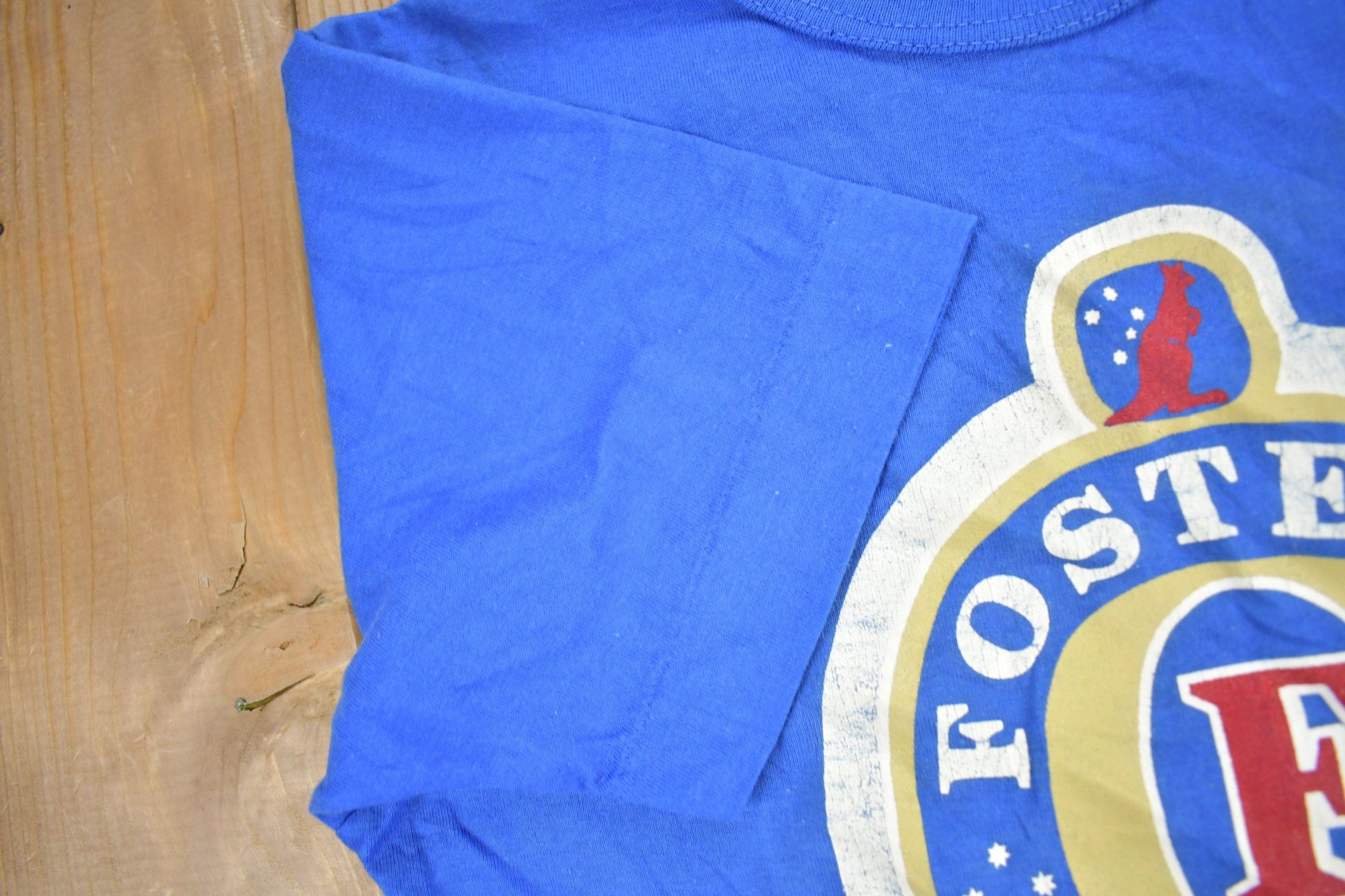 Other Clothing > Gender Neutral Adult Clothing > Tops & Tees > T Shirts Vintage 1980s Fosters Lager Graphic T Shirt Men's XS