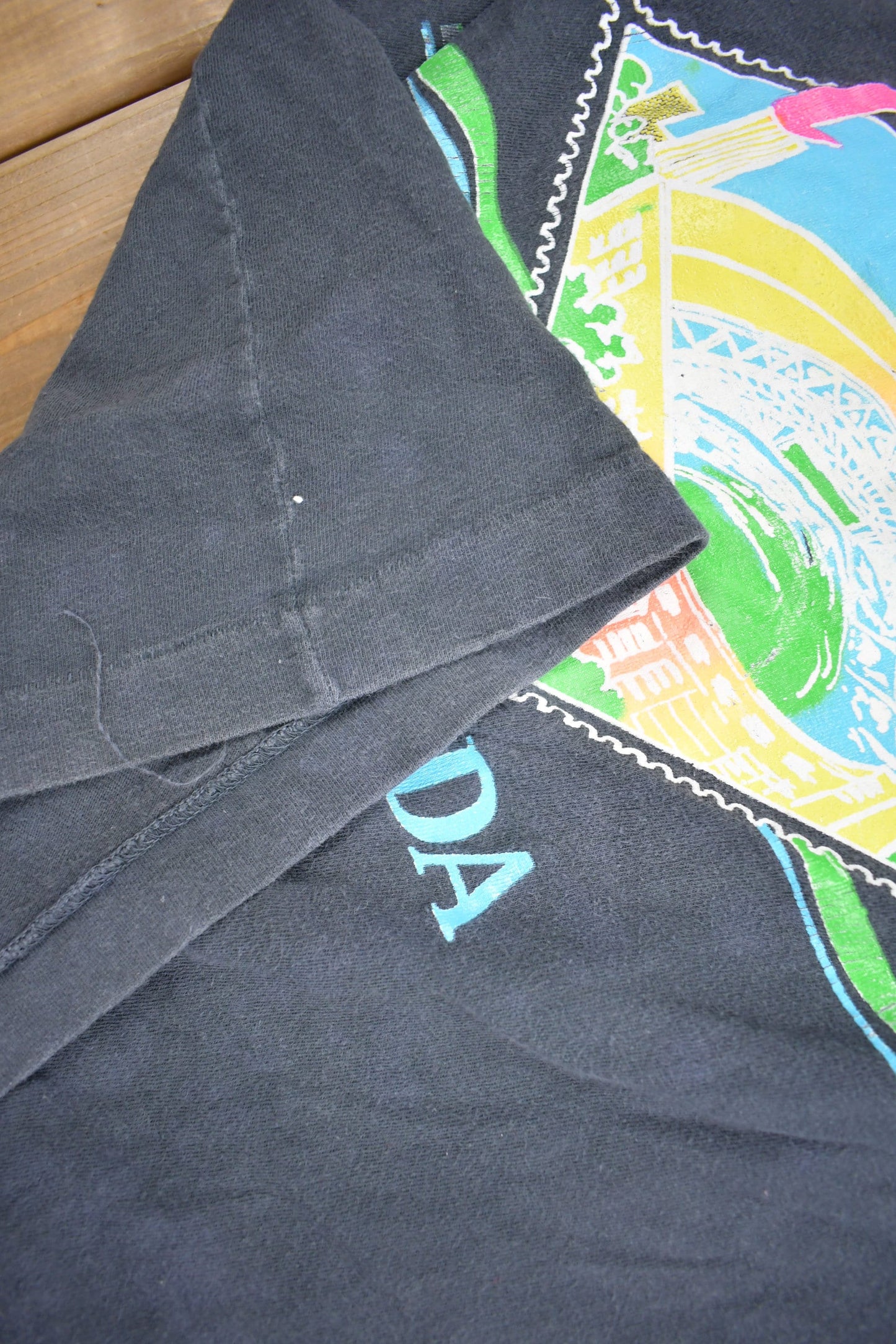 Other Clothing > Gender Neutral Adult Clothing > Tops & Tees > T Shirts Vintage 1980s Toronto Canada Graphic Souvenir T Shirt Men's Small/ Streetwear / Vacation Tee / Travel T Shirt / Single Stitch / Made In Canada