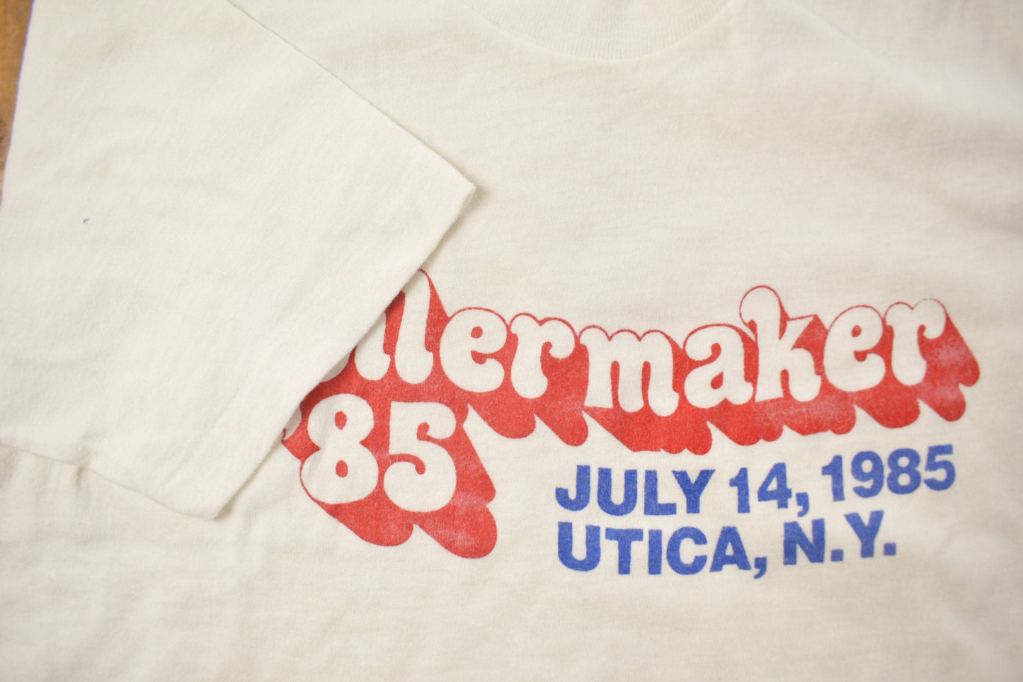 Other Clothing > Gender Neutral Adult Clothing > Tops & Tees > T Shirts Vintage 1985 Boilermaker Graphic T Shirt Men's XS