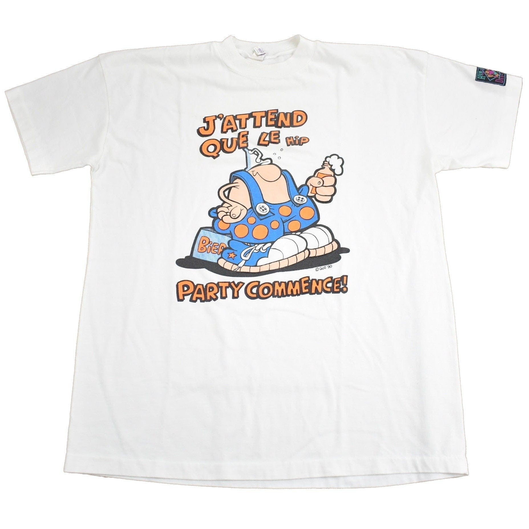 Other Clothing > Gender Neutral Adult Clothing > Tops & Tees > T Shirts Vintage 1990 Party Commence Graphic T Shirt Men's XL