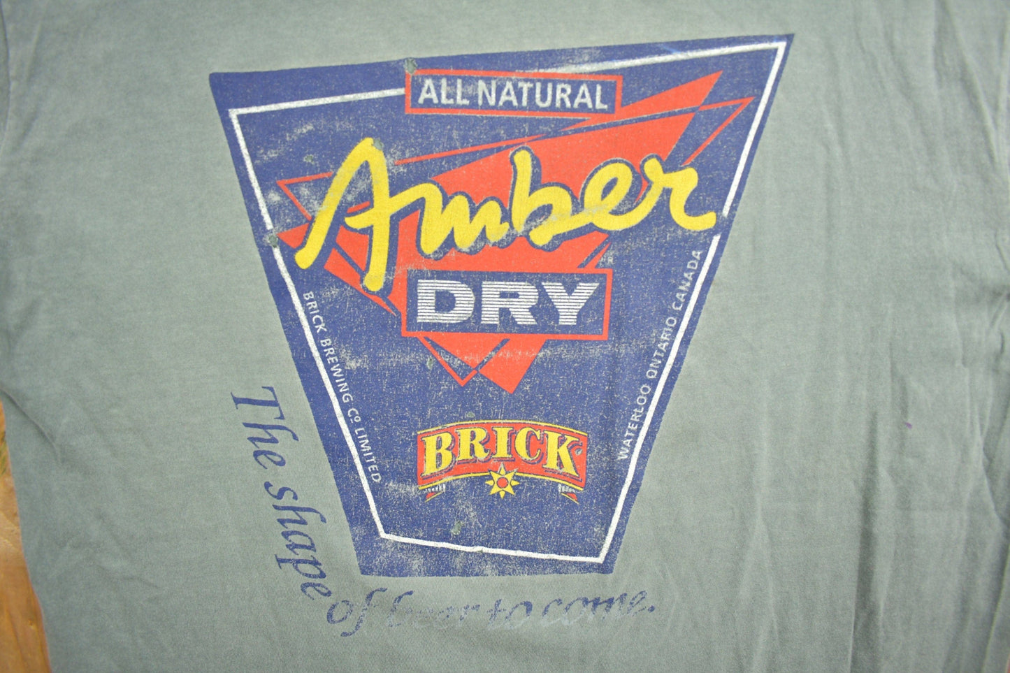 Other Clothing > Gender Neutral Adult Clothing > Tops & Tees > T Shirts Vintage 1990s Amber Dry Brick Souvenir T Shirt Men's XL