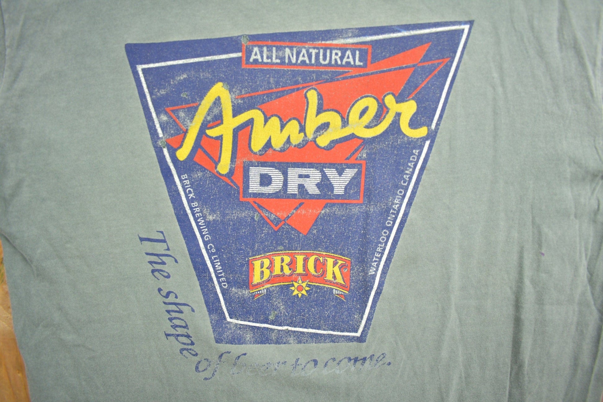 Other Clothing > Gender Neutral Adult Clothing > Tops & Tees > T Shirts Vintage 1990s Amber Dry Brick Souvenir T Shirt Men's XL