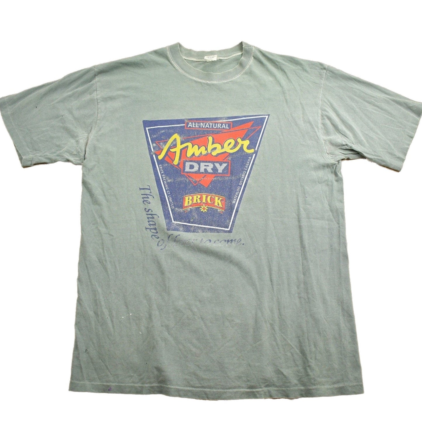 Other Clothing > Gender Neutral Adult Clothing > Tops & Tees > T Shirts Vintage 1990s Amber Dry Brick Souvenir T Shirt Men's XL