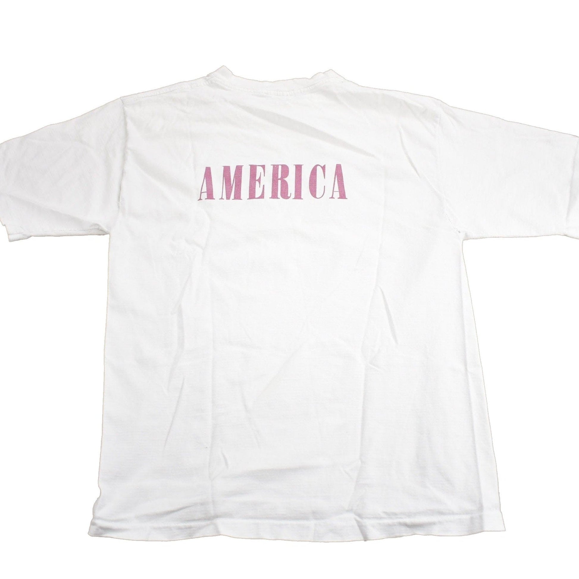 Other Clothing > Gender Neutral Adult Clothing > Tops & Tees > T Shirts Vintage 1990s America Graphic T Shirt Men's Medium