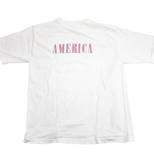 Other Clothing > Gender Neutral Adult Clothing > Tops & Tees > T Shirts Vintage 1990s America Graphic T Shirt Men's Medium
