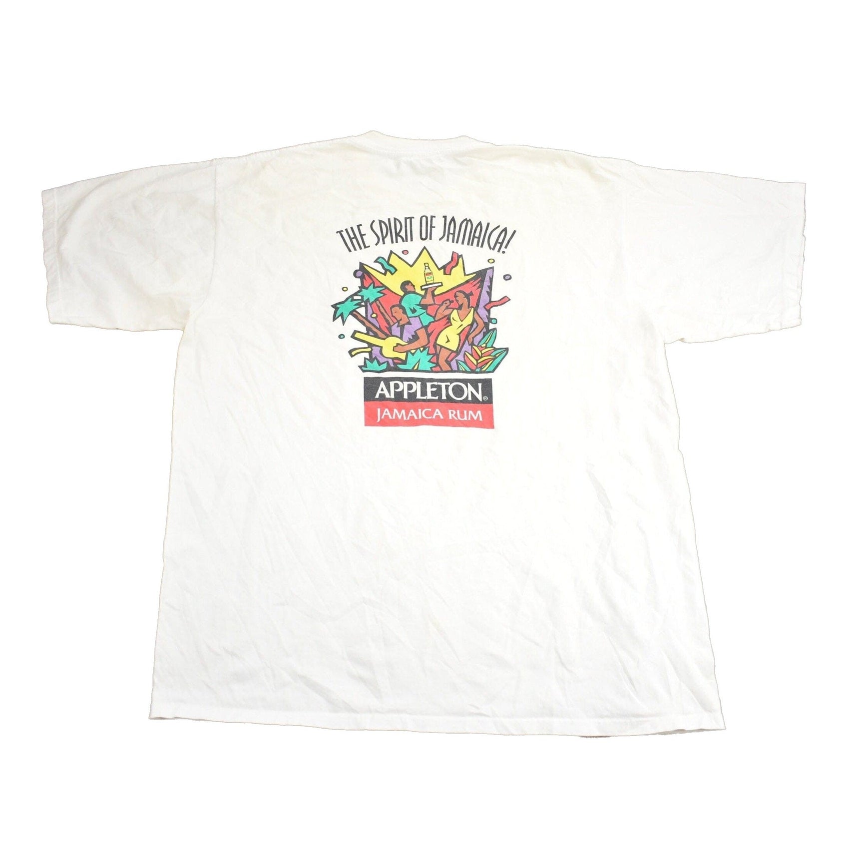 Other Clothing > Gender Neutral Adult Clothing > Tops & Tees > T Shirts Vintage 1990s Appleton Jamaica Rum Graphic T Shirt Men's 2XL/ Vintage T Shirt / Streetwear / Graphic Tee / Made In Canada / The Spirit Of Jamaica