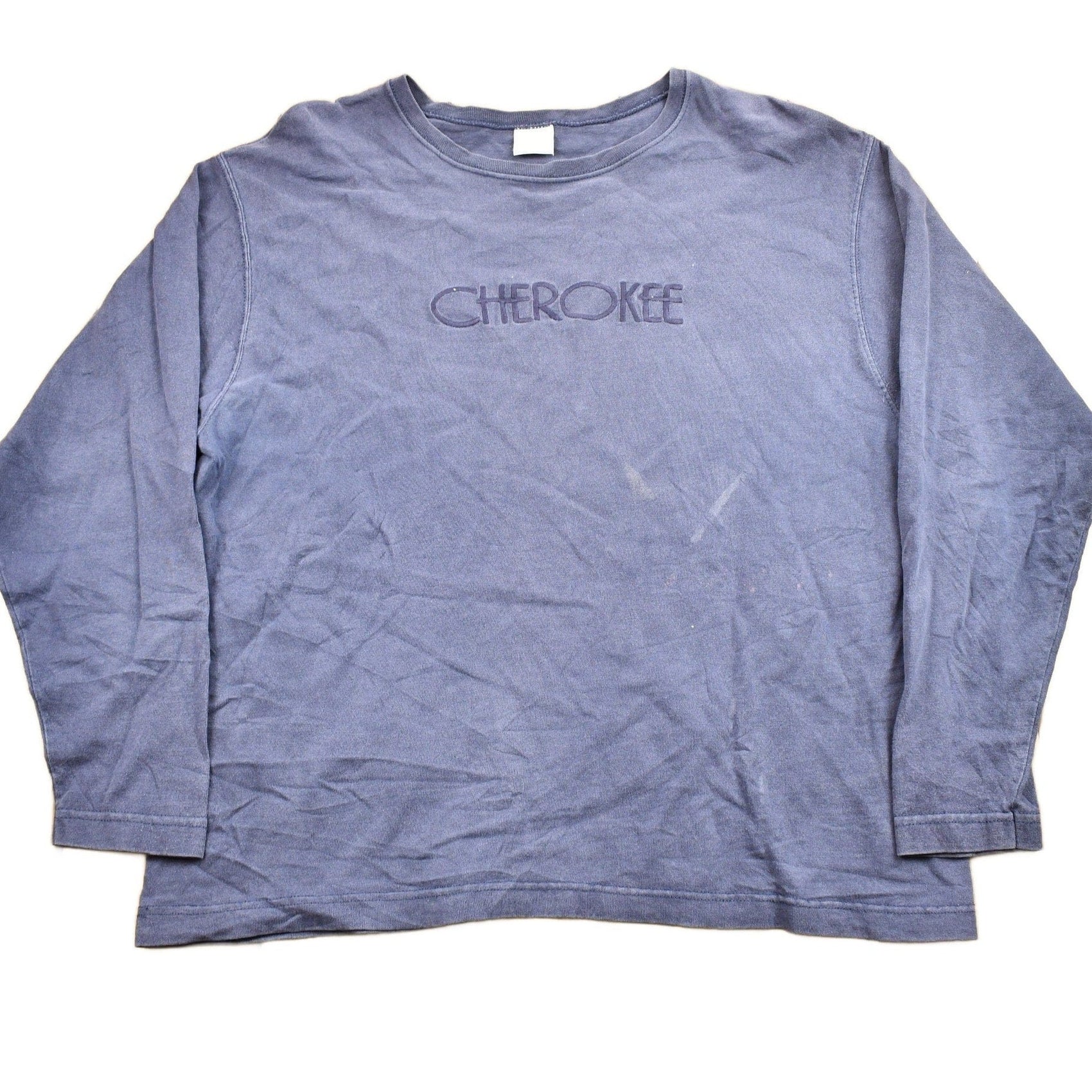 Other Clothing > Gender Neutral Adult Clothing > Tops & Tees > T Shirts Vintage 1990s Cherokee Clothing Long Sleeve T-Shirt Men's Large