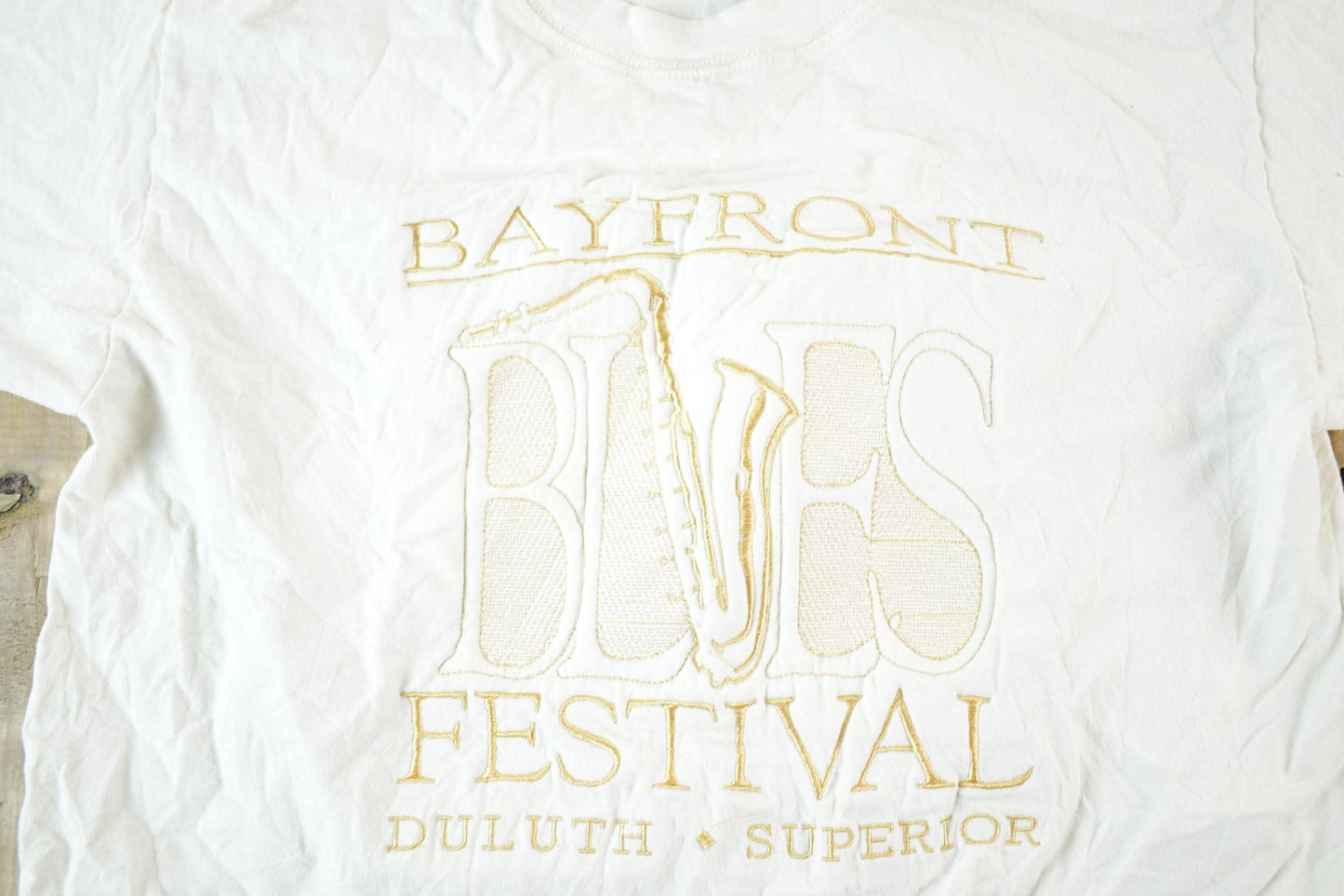 Other Clothing > Gender Neutral Adult Clothing > Tops & Tees > T Shirts Vintage 1990s Duluth Superior Bayfront Festival Souvenir T-Shirt Mens S