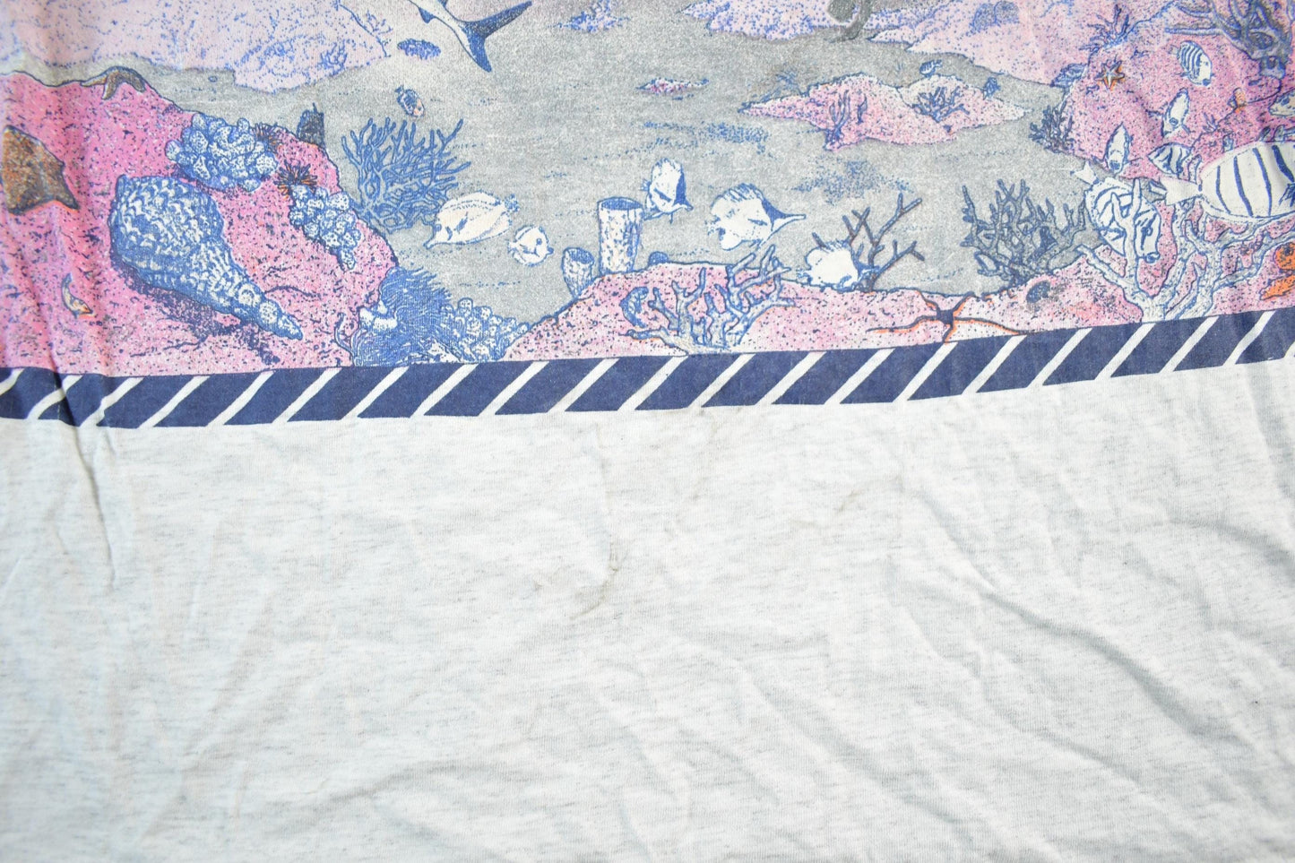 Other Clothing > Gender Neutral Adult Clothing > Tops & Tees > T Shirts Vintage 1990s Florida Dolphins Wrap Around Graphic T-Shirt Men's Large