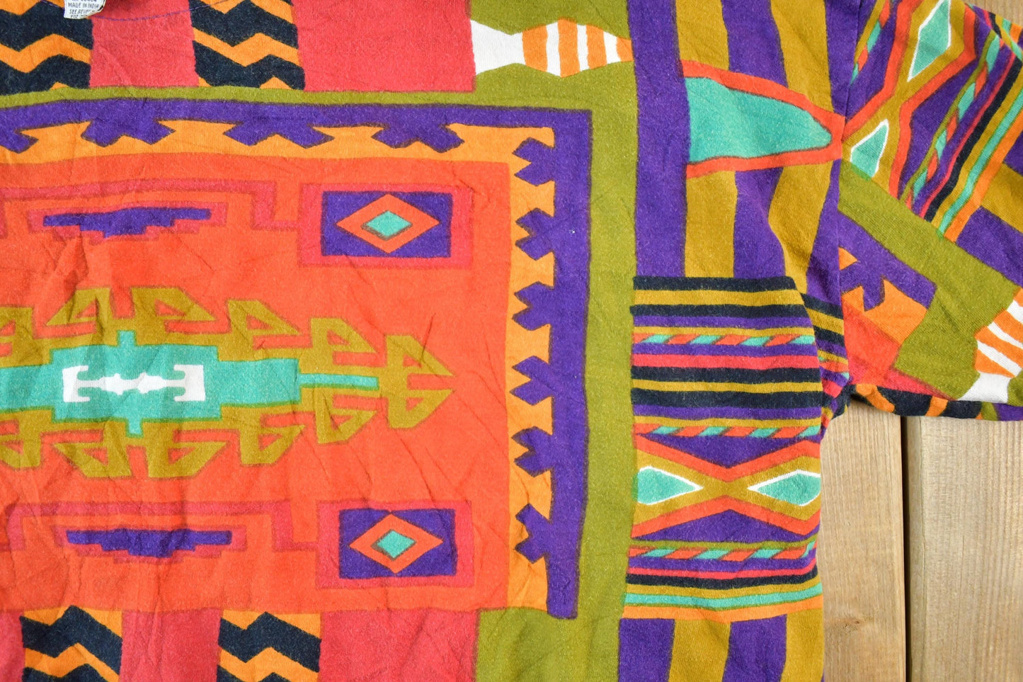 Other Clothing > Gender Neutral Adult Clothing > Tops & Tees > T Shirts Vintage 1990s Headliners For Women Souvenir Abstract Print T-Shirt Womens XL