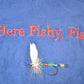 Other Clothing > Gender Neutral Adult Clothing > Tops & Tees > T Shirts Vintage 1990s Here Fishy Fishy Souvenir Fishing T-Shirt Mens XL