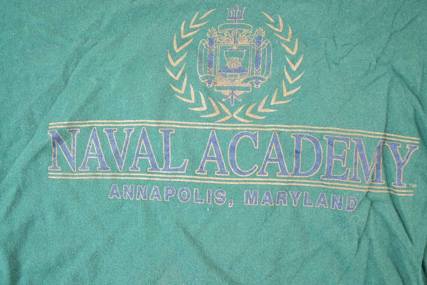 Other Clothing > Gender Neutral Adult Clothing > Tops & Tees > T Shirts Vintage 1990s Jansport Naval Academy Souvenir T-Shirt Mens L