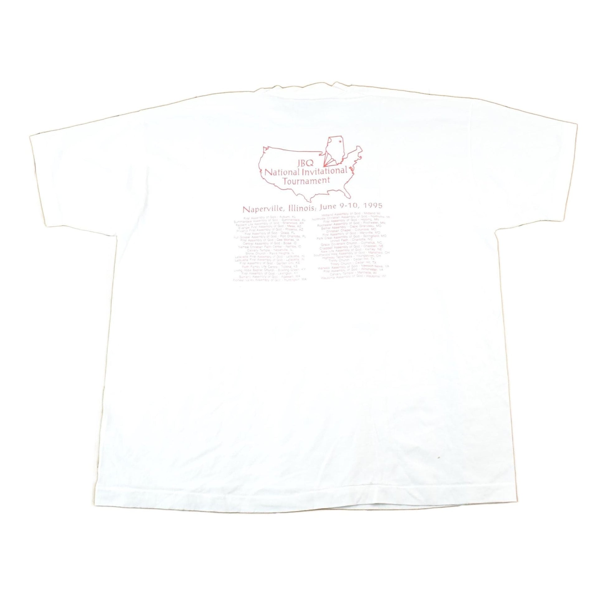 Other Clothing > Gender Neutral Adult Clothing > Tops & Tees > T Shirts Vintage 1990s JBQ Fuel For Fire Souvenir Barbequing T-Shirt Mens XL