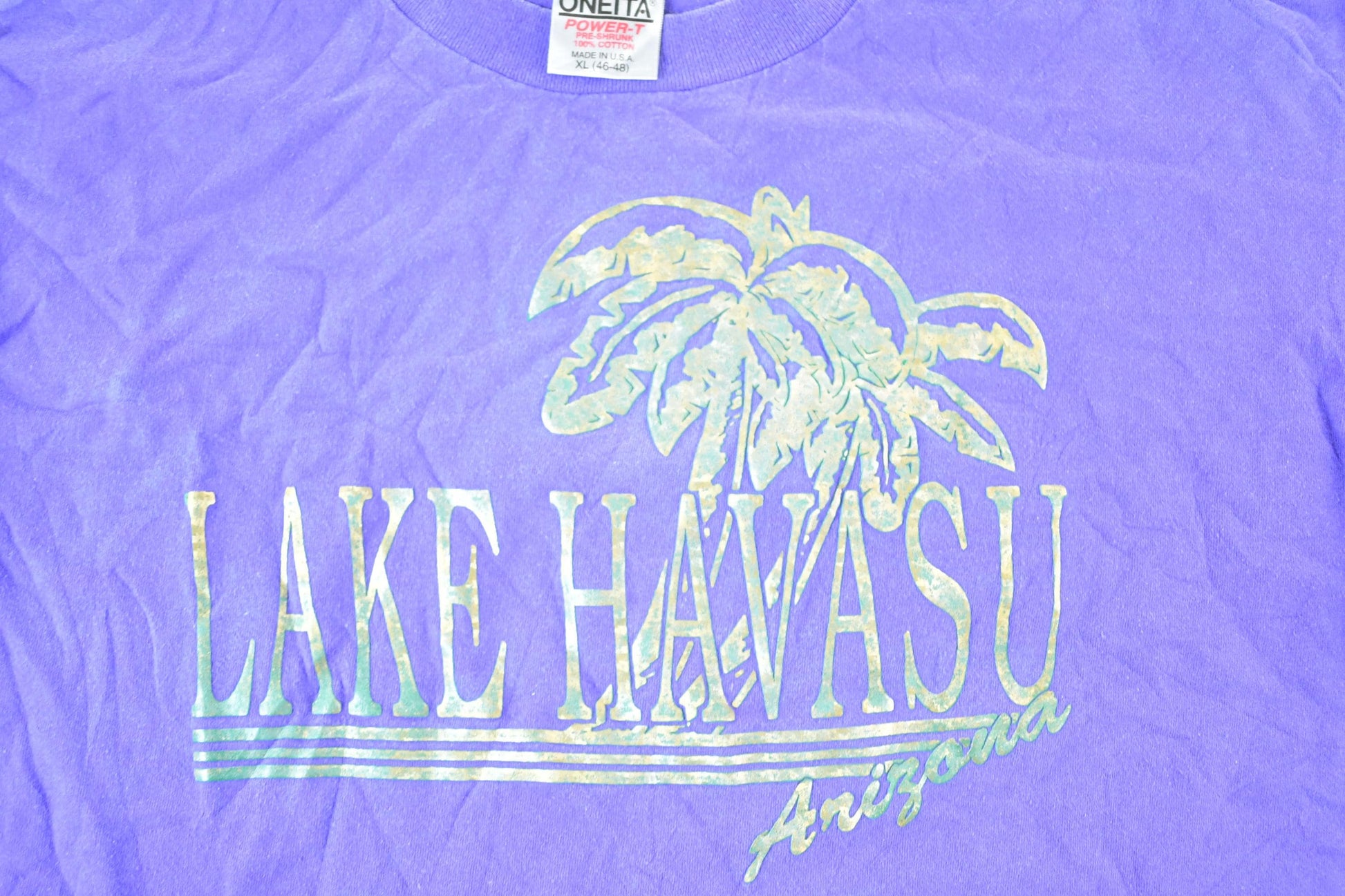 Other Clothing > Gender Neutral Adult Clothing > Tops & Tees > T Shirts Vintage 1990s Lake Havasu Arizona Souvenir T-Shirt Mens XL